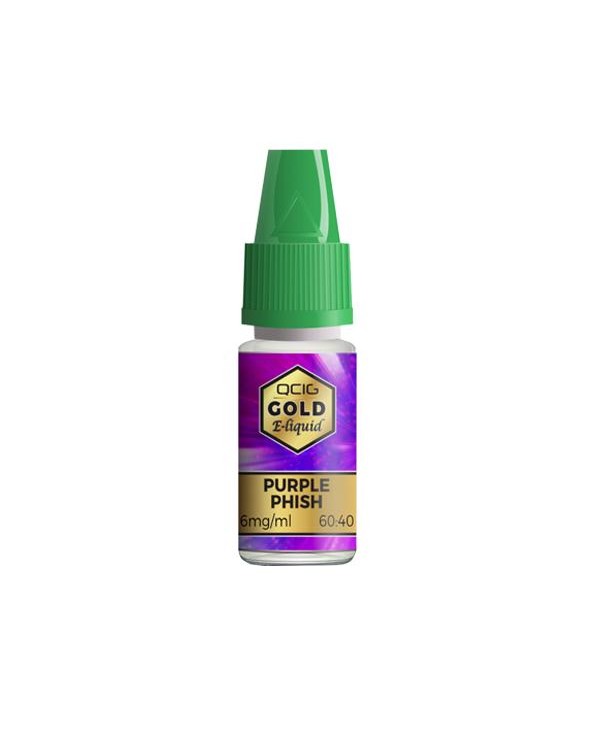 QCig Gold E-Liquids 10ml 6mg (60VG/40PG)