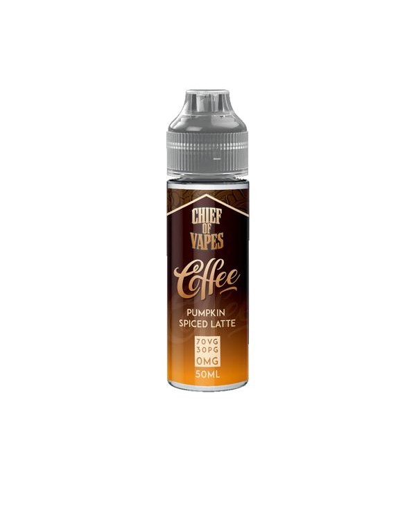 Chief of Vapes Coffee Range 50ml Shortfill 0mg (70...