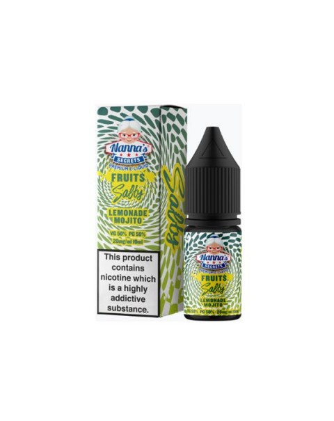 20mg Nanna’s Secret Fruits 10ml Flavoured Nic Salt (50VG/50PG)