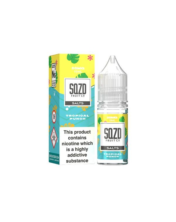 10mg Sqzd Flavoured Nic Salts 10ml  (50VG/50PG)