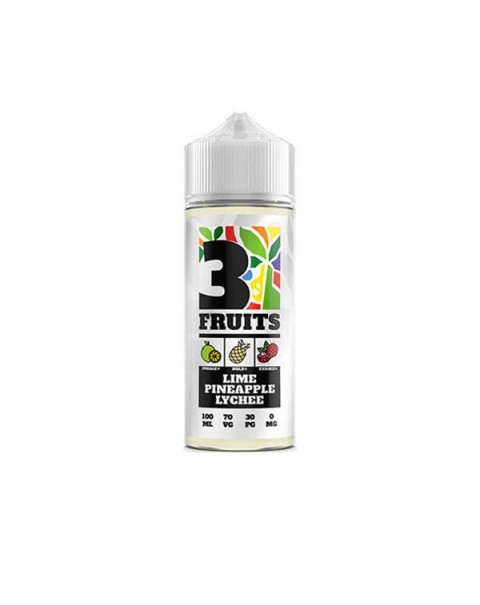 3 Fruits 100ml Shortfill 0mg (70VG/30PG)