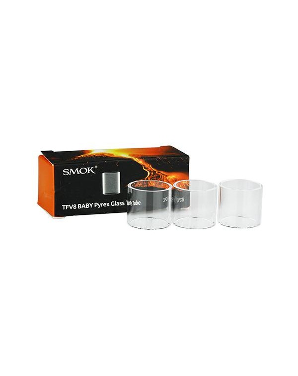 3 x Smok TFV8 Baby Pyrex Standard Replacement Glas...