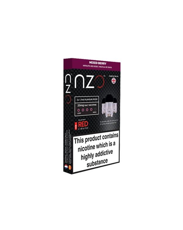 NZO 20mg Salt Cartridges with Red Liquids Nic Salt...