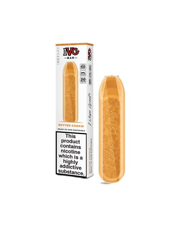 20mg I VG Bar 600 Puffs Disposable Vape