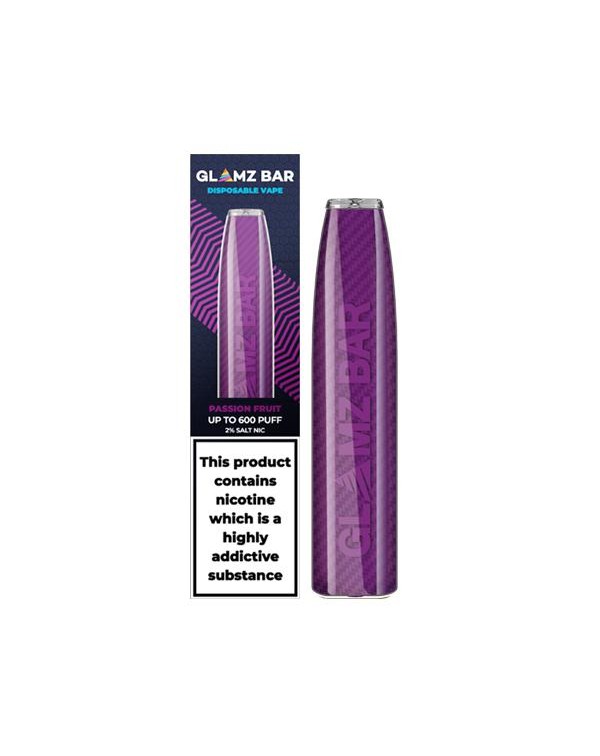 20mg Glamz Bar Disposable Vape Pen 600 Puffs