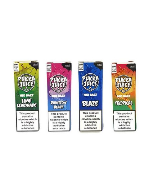 20MG Pukka Juice 10ML Flavoured Nic Salt (50VG/50PG)