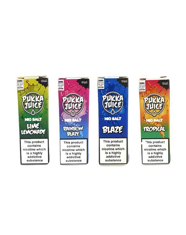 20MG Pukka Juice 10ML Flavoured Nic Salt (50VG/50P...