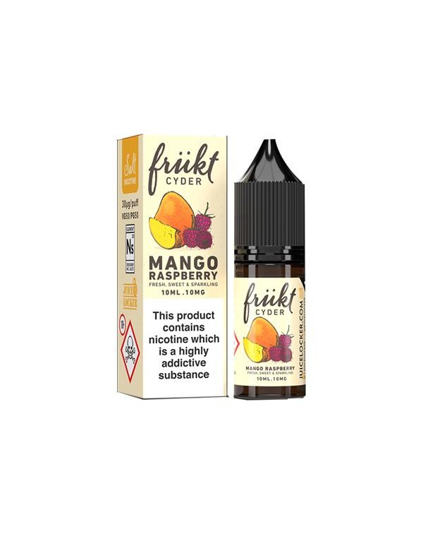 10mg Frukt Cyder 10ml Flavoured Nic Salts (50VG/50...