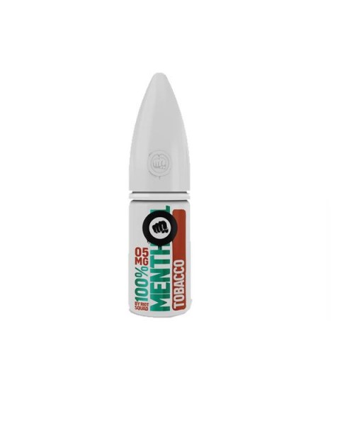 10mg Riot Squad 100% Menthol Range Nic Salts 10ml (50VG/50PG)