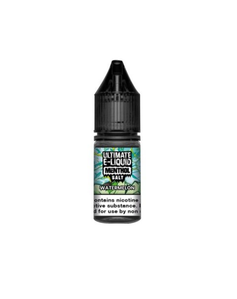 10mg Ultimate E-liquid Menthol Nic Salts 10ml (50VG/50PG)