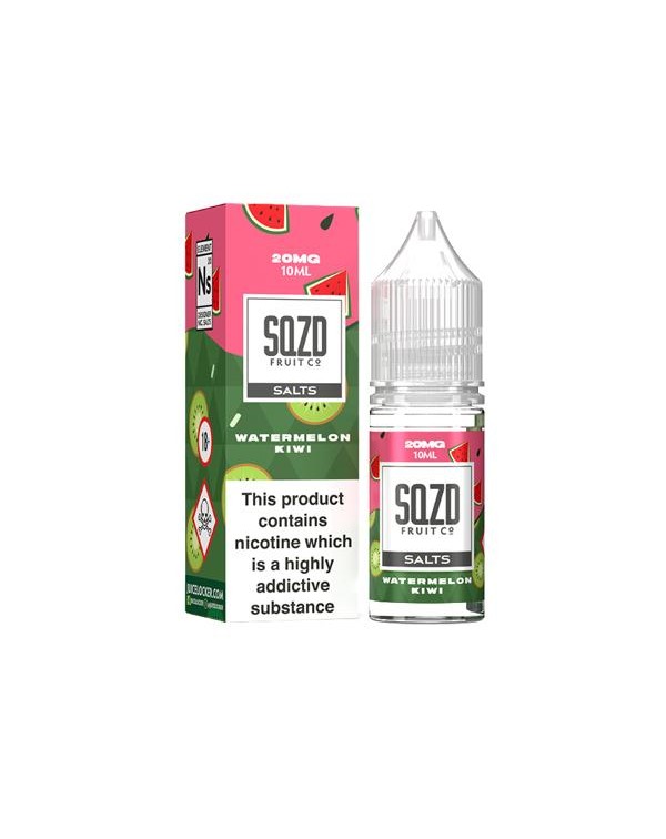 20mg Sqzd Flavoured Nic Salts 10ml (50VG/50PG)