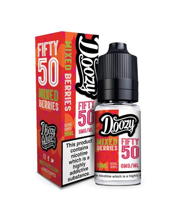 6MG Fifty:50 by Doozy Vape Co 10ml (50VG/50PG)