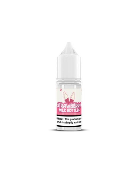 10MG Strawberry Nic Salts by Milk Bottles (50VG-50PG)