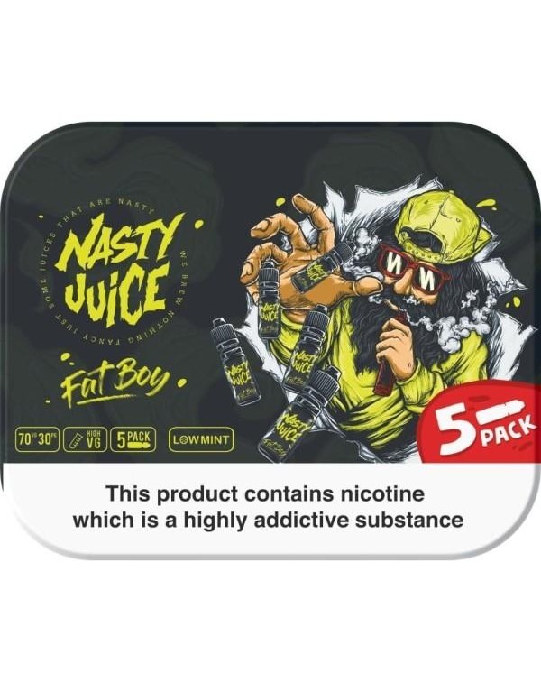 Nasty Juice 3mg 5x10ml Multipack (70VG/30PG)