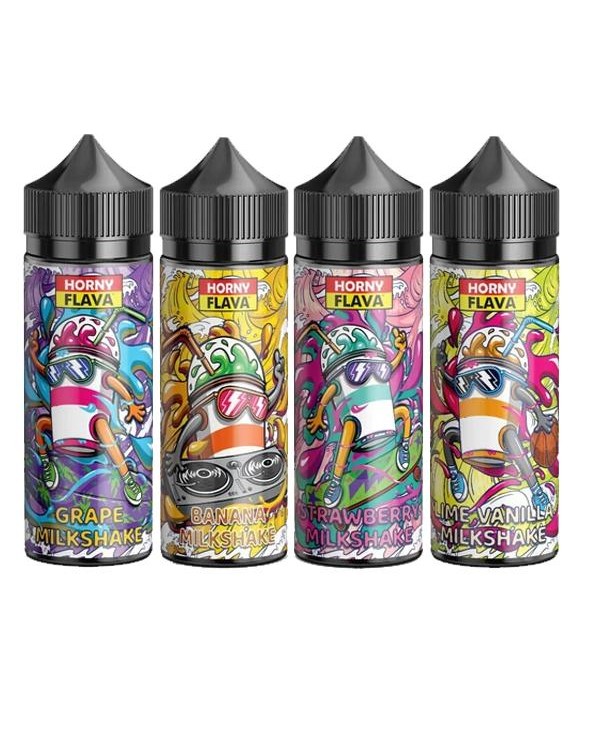 Horny Flava Milkshake Series 100ml Shortfill (70VG...