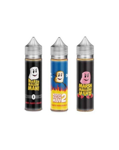 Marshmallow Man By Marina Vapes 0mg 60ml Shortfill